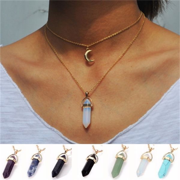 jewelry natural stone moon choker fashion gold color crystal pendant necklace for women yd0256
jewelry natural stone moon choker fashion gold color crystal pendant necklace for women yd0256
