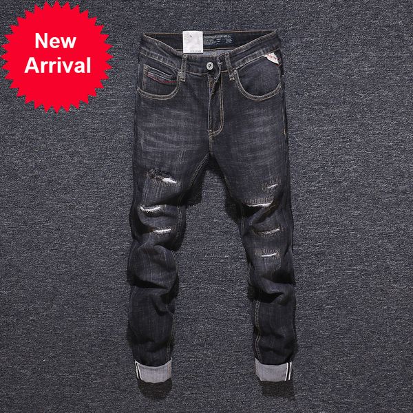 2021 новая мода streetwear brake breees black man's разорванный джинсовой джинс из винтажных мужских измельченных бедра джинсы jpqz, Blue
2021 новая мода streetwear brake breees black man's разорванный джинсовой джинс из винтажных мужских измельченных бедра джинсы jpqz, Blue