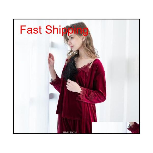 2019 gold velvet 4 pieces warm winter pajamas sets women lace bath robe pajamas sleepwear kit slee jlldmk sinabag
2019 gold velvet 4 pieces warm winter pajamas sets women lace bath robe pajamas sleepwear kit slee jlldmk sinabag