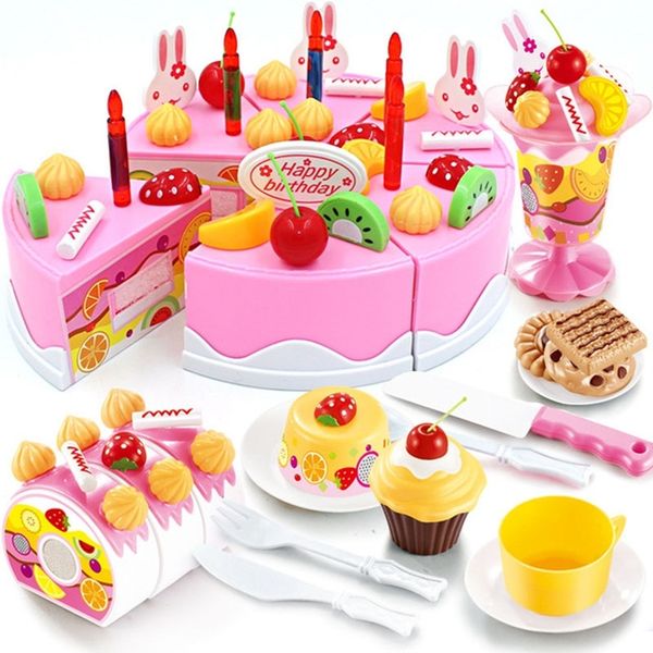 75pcs diy pretend play fruit cutting birthday cake cream tea set kitchen food toys early education girls children cookware sets y200428
75pcs diy pretend play fruit cutting birthday cake cream tea set kitchen food toys early education girls children cookware sets y200428