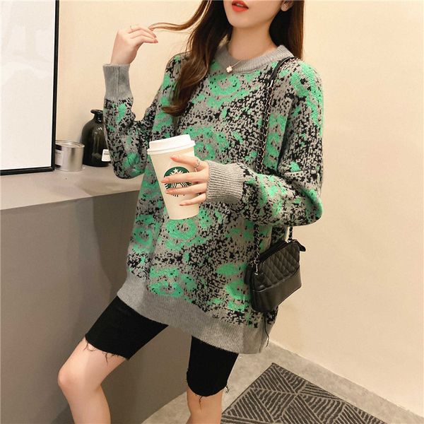 2021 new female shirt plus size long sleeve print new winter fashions the neck sweater ladies'sweaters cag1, White;black
2021 new female shirt plus size long sleeve print new winter fashions the neck sweater ladies'sweaters cag1, White;black