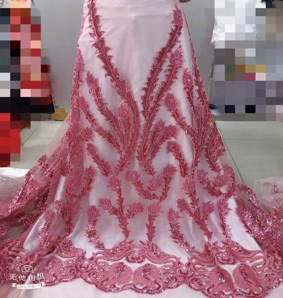 ribbon luxury african lace fabric beautiful handmade beads embroidery french mesh 2021 latest nigeria, Pink;blue
ribbon luxury african lace fabric beautiful handmade beads embroidery french mesh 2021 latest nigeria, Pink;blue