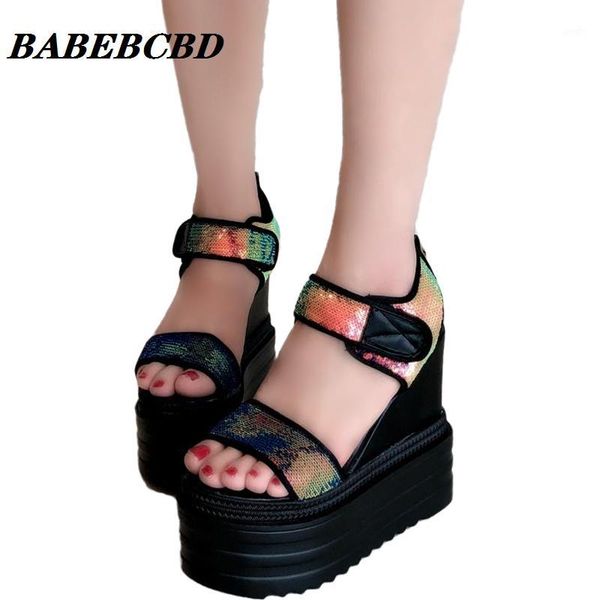 sandals platform elevator peep-toe roman sequins 2021 summer style waterproof ultra-high heel women's shoes1, Black
sandals platform elevator peep-toe roman sequins 2021 summer style waterproof ultra-high heel women's shoes1, Black
