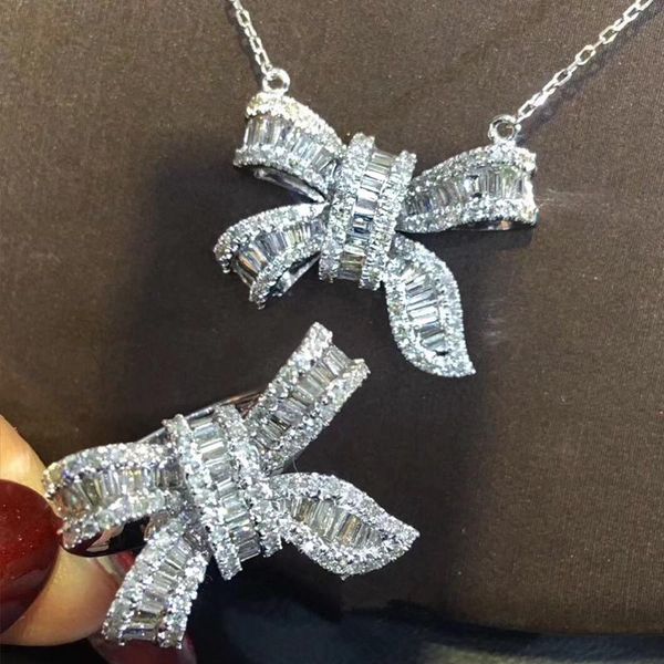полный циркокон свадебный воротник ожерелье квадрат zircon bowknot палец кольцо ювелирных изделий участие женщин свадебные украшения, Silver
полный циркокон свадебный воротник ожерелье квадрат zircon bowknot палец кольцо ювелирных изделий участие женщин свадебные украшения, Silver