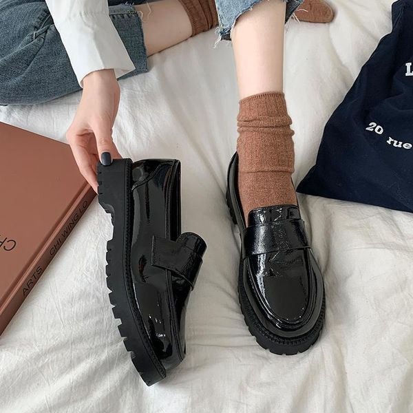 winter shoes women shallow mouth oxfords british style round toe slip-on female footwear autumn casual sneaker leather preppy, Black
winter shoes women shallow mouth oxfords british style round toe slip-on female footwear autumn casual sneaker leather preppy, Black