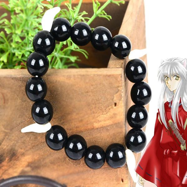 charm bracelets anime inu yasha kikyou cosplay black beads bracelet fashion wristband jewelry props halloween gifts, Golden;silver
charm bracelets anime inu yasha kikyou cosplay black beads bracelet fashion wristband jewelry props halloween gifts, Golden;silver