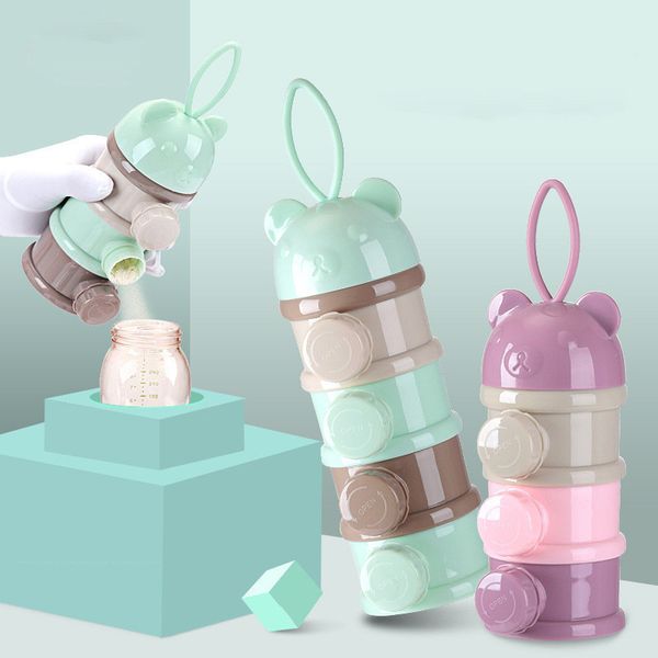 3 / 4 layers bear style portable baby food storage box essential cereal cartoon infant milk powder box toddle snacks container
3 / 4 layers bear style portable baby food storage box essential cereal cartoon infant milk powder box toddle snacks container