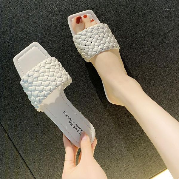 2020 new slippers woven leather women sandal open toe flat casual slides valentine summer outdoor beach female flip flops1, Black
2020 new slippers woven leather women sandal open toe flat casual slides valentine summer outdoor beach female flip flops1, Black