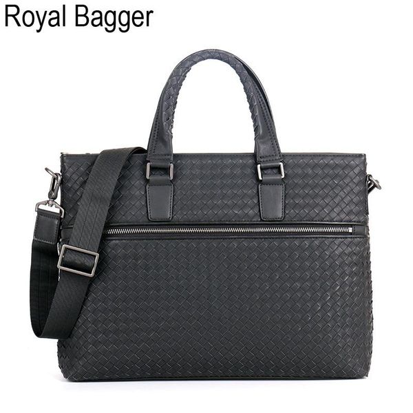 Royal Bagger New Briefcase Laptop Bag For Men Genuine Cow Leather Business Casual Large Capacity Shoulder Bag Crossbody
Royal Bagger New Briefcase Laptop Bag For Men Genuine Cow Leather Business Casual Large Capacity Shoulder Bag Crossbody
