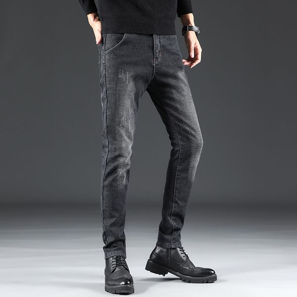 autumn and winter 2020 fashion brand black jeans slim straight leg korean trend stretch men's pants, Blue
autumn and winter 2020 fashion brand black jeans slim straight leg korean trend stretch men's pants, Blue