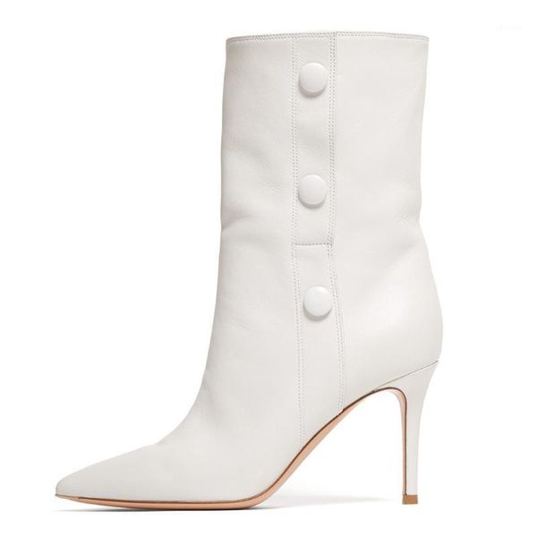 stunning2020 high-heeled white pointed middle boots large size fashion women's shoes chengdu1, Black
stunning2020 high-heeled white pointed middle boots large size fashion women's shoes chengdu1, Black