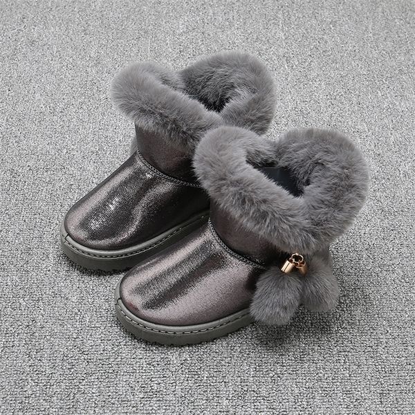 children girl snow boots waterproof kids cotton boot thicken rubber anti-slip sole solid color cute fur ball ssj041 q1214, Black;grey
children girl snow boots waterproof kids cotton boot thicken rubber anti-slip sole solid color cute fur ball ssj041 q1214, Black;grey