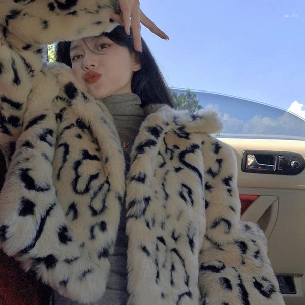 lucyever faux fur leopard coats and jackets women winter thick warm coat woman collar korean style long sleeve femme1, Black
lucyever faux fur leopard coats and jackets women winter thick warm coat woman collar korean style long sleeve femme1, Black