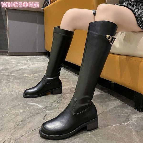 2020 new women shoes boots knee-high warm round toe genuine leather naked boots comfortable square heel shoes women's1, Black
2020 new women shoes boots knee-high warm round toe genuine leather naked boots comfortable square heel shoes women's1, Black