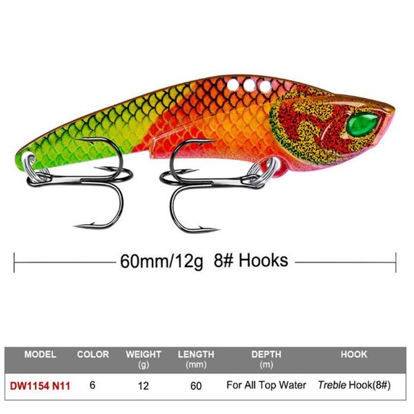 1pcs 60mm 12g vib metal hard fishing lures vibration spoon bait bass isca artificial baits cicada crankbait wobbler jllqai
1pcs 60mm 12g vib metal hard fishing lures vibration spoon bait bass isca artificial baits cicada crankbait wobbler jllqai