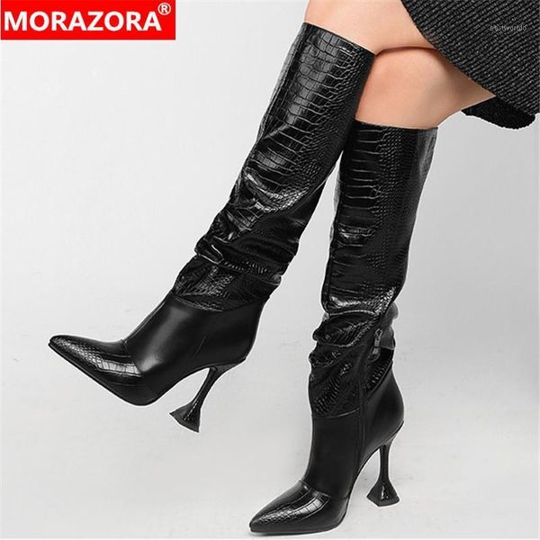 boots morazora 2021 big size 34-42 fashion knee high pointed toe heels women pu winter1, Black
boots morazora 2021 big size 34-42 fashion knee high pointed toe heels women pu winter1, Black