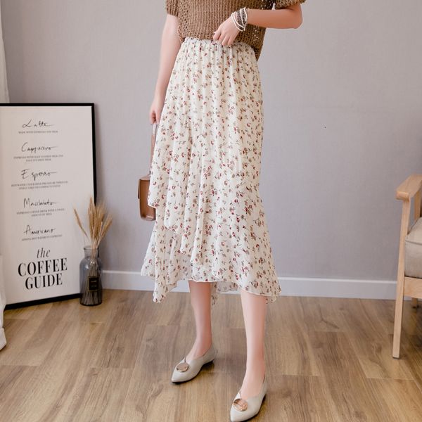 women's skirt summer chiffon layered printed frills high-waisted waistline midi sweet skirts u6y3, Black
women's skirt summer chiffon layered printed frills high-waisted waistline midi sweet skirts u6y3, Black