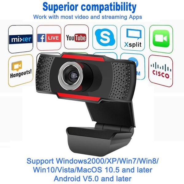 mini hd webcam 1080p computer pc webcamera with microphone rotatable cameras for live broadcast video calling conference work
mini hd webcam 1080p computer pc webcamera with microphone rotatable cameras for live broadcast video calling conference work