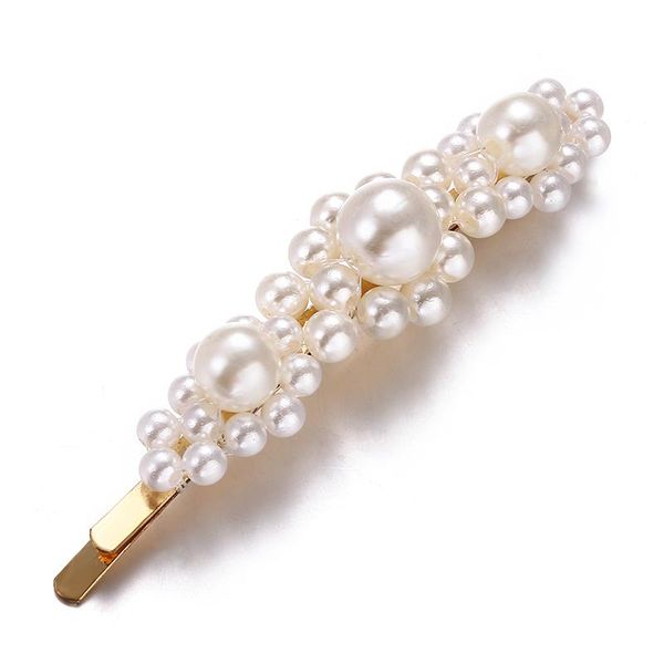 2019 new fashion pearl hair clip for women elegant korean design snap barrette stick hairpin hair styling accessories swy wmtlsk, Slivery;golden 
2019 new fashion pearl hair clip for women elegant korean design snap barrette stick hairpin hair styling accessories swy wmtlsk, Slivery;golden