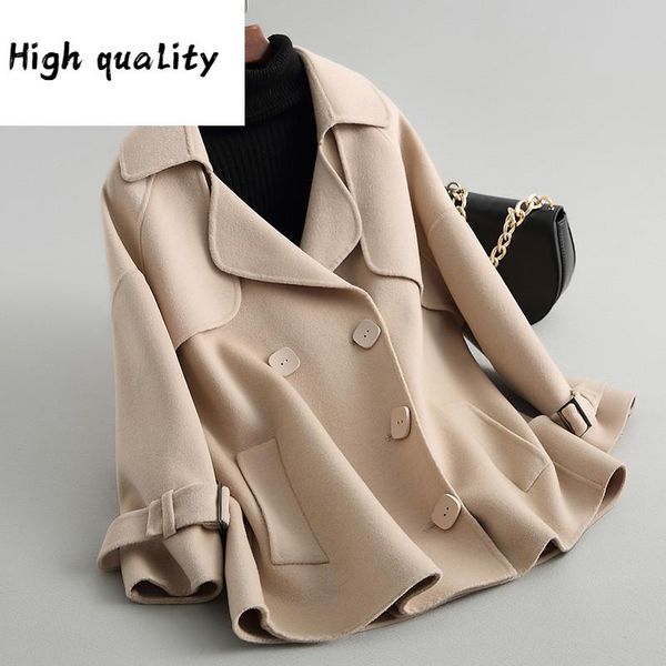 wool side double coat female autumn winter jacket women korean woolen coats vintage overcoat casaco feminino my, Black
wool side double coat female autumn winter jacket women korean woolen coats vintage overcoat casaco feminino my, Black