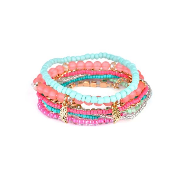 charm bracelets lureme women's bohemian beads leaf charms multi strand textured bracelet set jewelry accessories pulseras (bl003071), Golden;silver
charm bracelets lureme women's bohemian beads leaf charms multi strand textured bracelet set jewelry accessories pulseras (bl003071), Golden;silver