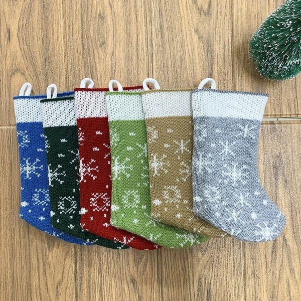 6 pcs knitted christmas stockings unique handmade home party decorations gift for kids on christmas.1
6 pcs knitted christmas stockings unique handmade home party decorations gift for kids on christmas.1