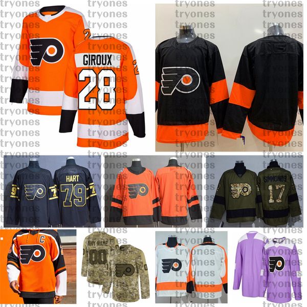 2021 reverse retro customize #28 claude giroux philadelphia flyers hockey jerseys golden edition camo veterans day fights cancer shirts, Black;red
2021 reverse retro customize #28 claude giroux philadelphia flyers hockey jerseys golden edition camo veterans day fights cancer shirts, Black;red