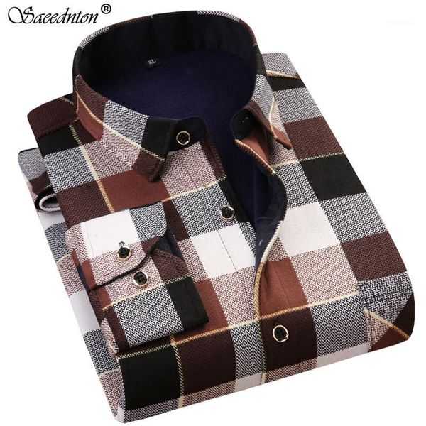 men's casual shirts men winter long sleeve dress 2021 male cotton business thicking warm flannel camisa social masculina plaid shirts1, White;black
men's casual shirts men winter long sleeve dress 2021 male cotton business thicking warm flannel camisa social masculina plaid shirts1, White;black
