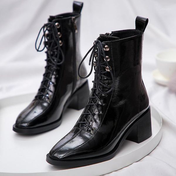 boots 2021 women genuine leather ankle thick high heels autumn winter ladies shoes woman square toe boots1, Black
boots 2021 women genuine leather ankle thick high heels autumn winter ladies shoes woman square toe boots1, Black