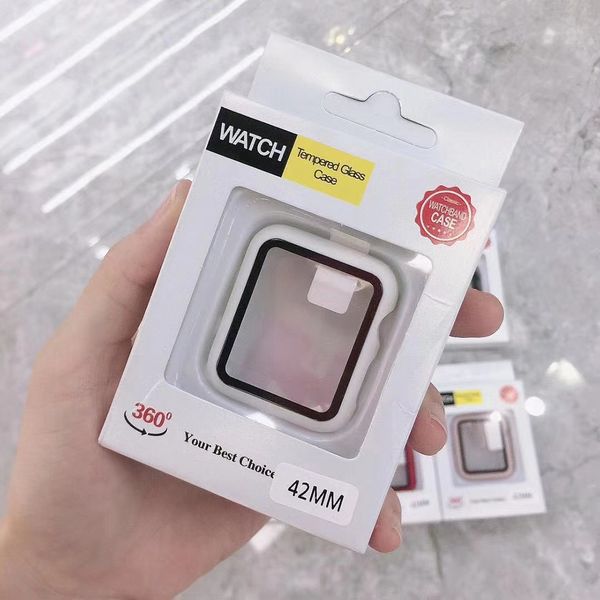 360 full screen protector for apple watch 38mm 42 mm 40mm 44mm bumper frame pc hard case with tempered glass film for watch 5/4/3/2/1 cover
360 full screen protector for apple watch 38mm 42 mm 40mm 44mm bumper frame pc hard case with tempered glass film for watch 5/4/3/2/1 cover