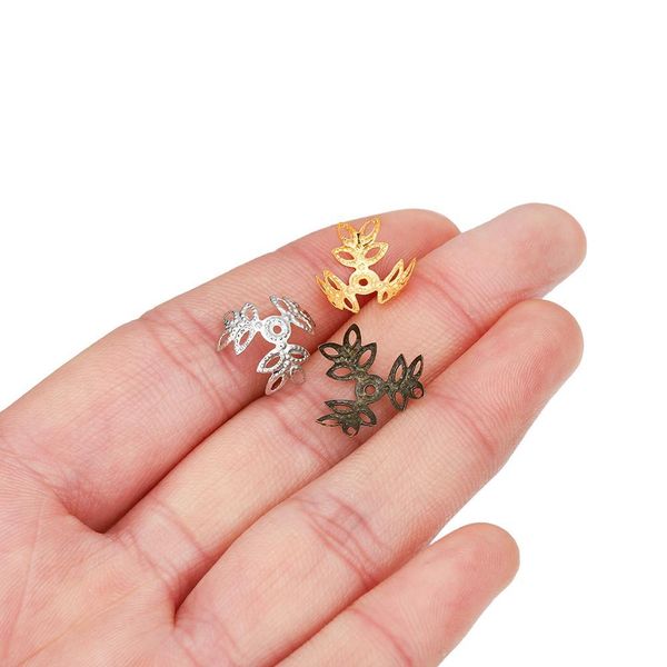 100pcs lot 16x16mm metallic kc gold three leaves spacer beads end cap for diy jewelry making bracelet findings supplies h bbyadi, Silver
100pcs lot 16x16mm metallic kc gold three leaves spacer beads end cap for diy jewelry making bracelet findings supplies h bbyadi, Silver