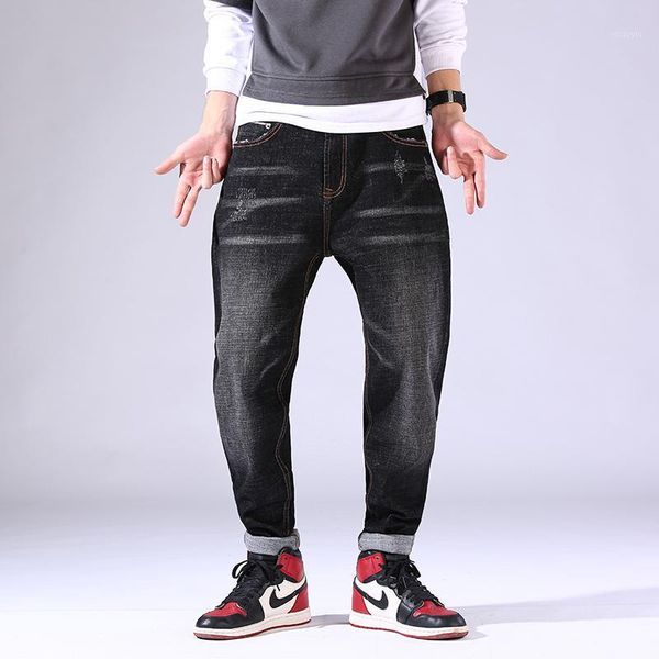 increase the size 42 44 46 48 2020 autumn and winter new men's dark blue jeans fashion high-quality loose-fit denim trousers1
increase the size 42 44 46 48 2020 autumn and winter new men's dark blue jeans fashion high-quality loose-fit denim trousers1