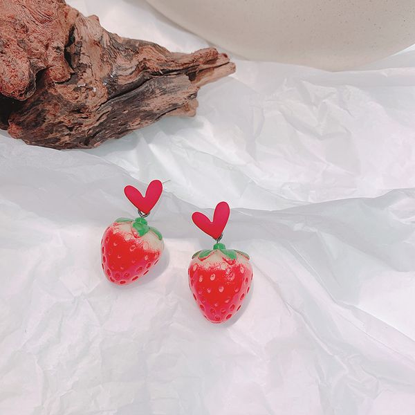 fashion 925 silver needle fashion strawberry earrings korean personality minimalist elegant internet celebrity same style earrings sweet ear, Golden
fashion 925 silver needle fashion strawberry earrings korean personality minimalist elegant internet celebrity same style earrings sweet ear, Golden