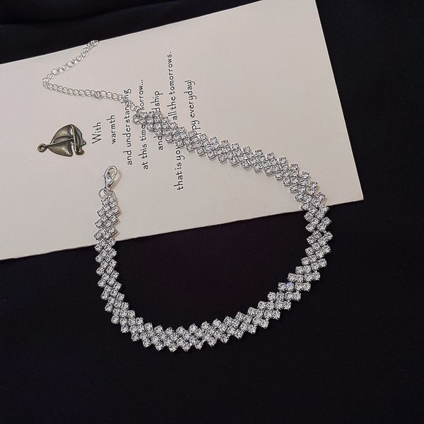 fashion simple full diamond necklace choker collar japan and south korea internet personalized clavicle chain wholesale trend necklace f, Golden;silver
fashion simple full diamond necklace choker collar japan and south korea internet personalized clavicle chain wholesale trend necklace f, Golden;silver