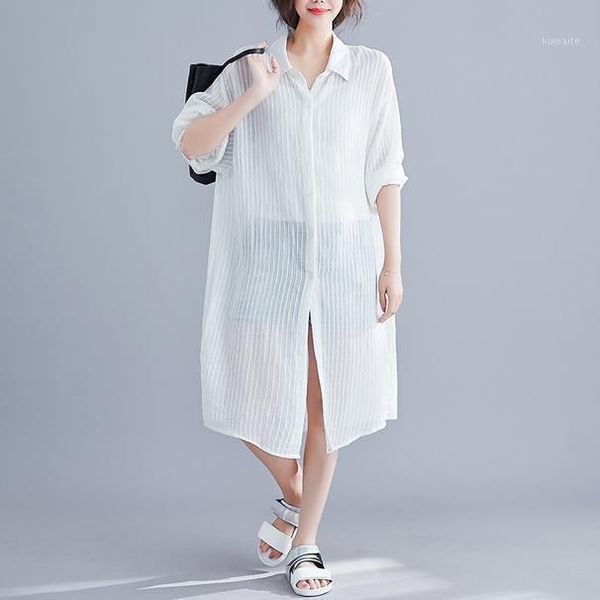 korean loose long women sunscreen trench coat 2020 summer turn-down collar long sleeve striped causal women coats new ae8041, Tan;black
korean loose long women sunscreen trench coat 2020 summer turn-down collar long sleeve striped causal women coats new ae8041, Tan;black