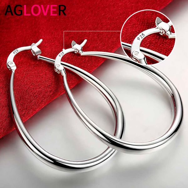 aglover 41mm 925 sterling silver smooth circle big hoop earrings for women lady fashion charm wedding jewelry gift q1219, Golden;silver
aglover 41mm 925 sterling silver smooth circle big hoop earrings for women lady fashion charm wedding jewelry gift q1219, Golden;silver