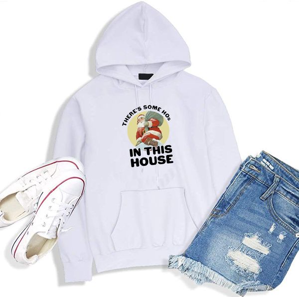 wt20282 spring and autumn new christmas personality creative in this house printed hooded women's sweater, Black
wt20282 spring and autumn new christmas personality creative in this house printed hooded women's sweater, Black