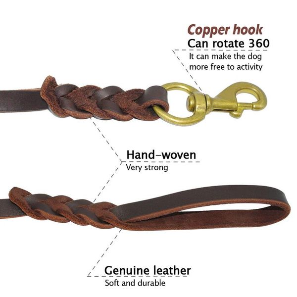 braided leather dog leash pet k9 walking training leash lead for medium large dogs german shepherd gift dog training bbyork
braided leather dog leash pet k9 walking training leash lead for medium large dogs german shepherd gift dog training bbyork