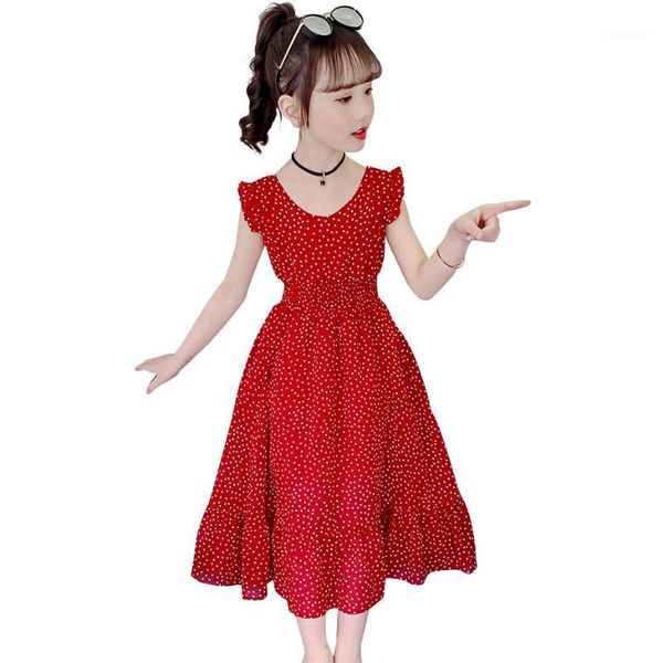 girl dresses dot pattern dresses for girl sleeveless children summer dress teenage clothes for girls 6 8 10 12 141, Red;yellow
girl dresses dot pattern dresses for girl sleeveless children summer dress teenage clothes for girls 6 8 10 12 141, Red;yellow