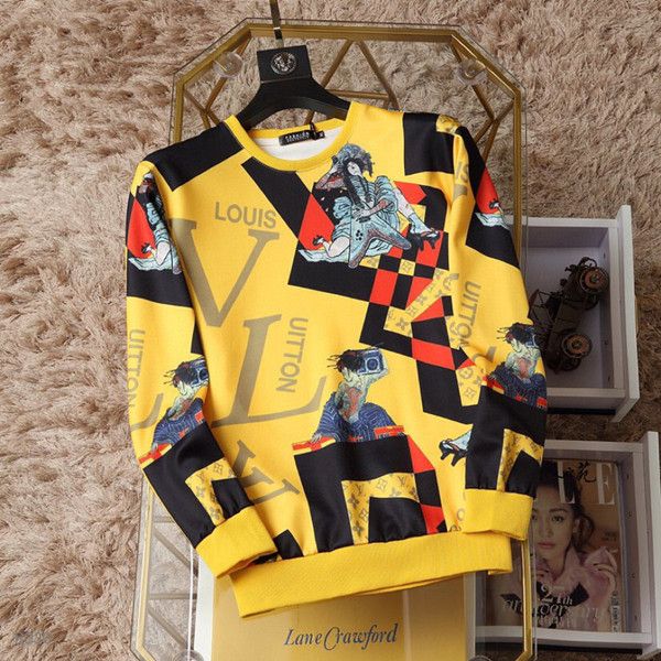 new fashion sweater for men and women hip hop solid color sweater sweatshirt fashion letter pattern printed sweate, Black
new fashion sweater for men and women hip hop solid color sweater sweatshirt fashion letter pattern printed sweate, Black