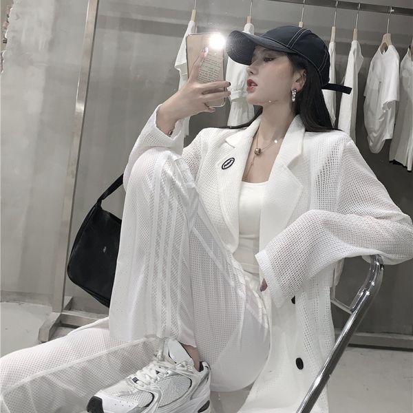 2021 new england white female mesh blazers and jackets korean business suit coat work office lady winter clothes women fashion d9gq, White;black
2021 new england white female mesh blazers and jackets korean business suit coat work office lady winter clothes women fashion d9gq, White;black