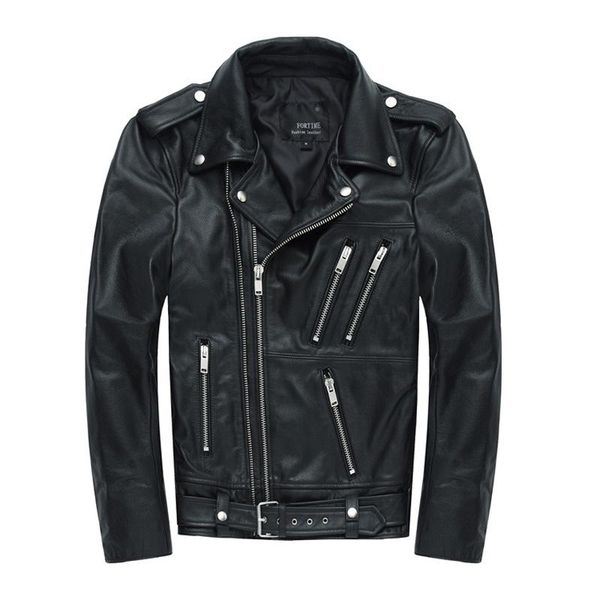 factory mens black genuine leather coats slim fitting motorcycle leather jackets mens short biker outwear
factory mens black genuine leather coats slim fitting motorcycle leather jackets mens short biker outwear