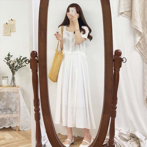 plus size summer dress girls boho party female vintage dress white buttons cardigan short sleeve women dresses long robe vestido, Black;gray
plus size summer dress girls boho party female vintage dress white buttons cardigan short sleeve women dresses long robe vestido, Black;gray