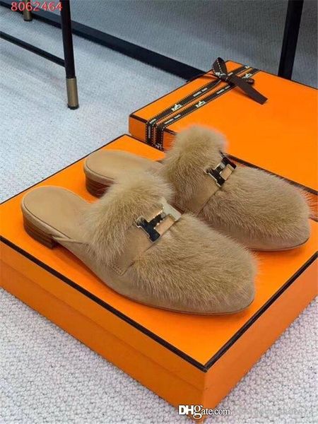 womens casual fashionable slippers, hardware buckle fur slippers, light low-heel casual half slippers, Black
womens casual fashionable slippers, hardware buckle fur slippers, light low-heel casual half slippers, Black