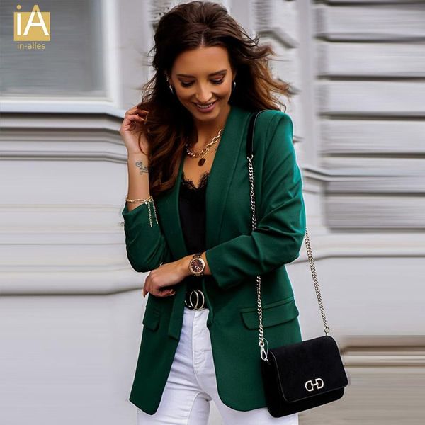women's suits & blazers 2021 add women autumn long sleeve cardigan blazer solid color coat lady short, White;black
women's suits & blazers 2021 add women autumn long sleeve cardigan blazer solid color coat lady short, White;black