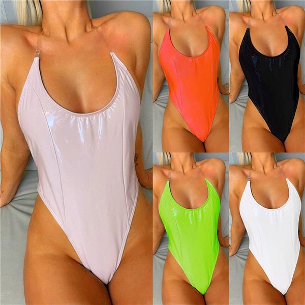 женский кожаный купальник сплошной цвет sexy one piece bikini устанавливает прозрачный невидимый ремешок на плечо женщины купальники, White;black
женский кожаный купальник сплошной цвет sexy one piece bikini устанавливает прозрачный невидимый ремешок на плечо женщины купальники, White;black