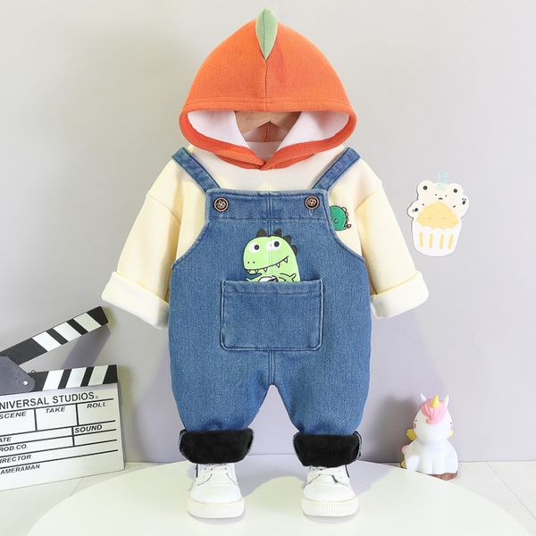 hylkidhuose winter baby girls boys clothing sets warm plush hooded overalls toddler infant clothes children kids costume y1107, White
hylkidhuose winter baby girls boys clothing sets warm plush hooded overalls toddler infant clothes children kids costume y1107, White