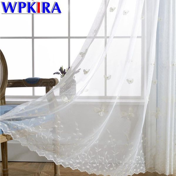 curtain & drapes embroidered white voile sheer with pearl transparent floral tulle for living room bedroom visillos cortinas wp224-30
curtain & drapes embroidered white voile sheer with pearl transparent floral tulle for living room bedroom visillos cortinas wp224-30