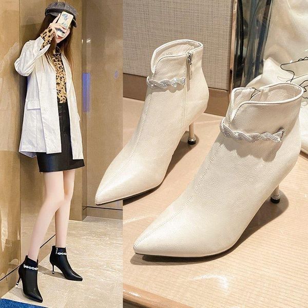 boots rock shoes woman luxury designer lady boots-women winter footwear crystal zipper fashion ankle pointy autumn 2021, Black
boots rock shoes woman luxury designer lady boots-women winter footwear crystal zipper fashion ankle pointy autumn 2021, Black