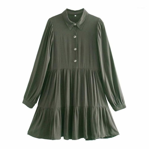 casual dresses solid color vintage patchwork ruffle hem dress for women korean turn down collar buttons fashion long sleeve drop1, Black;gray
casual dresses solid color vintage patchwork ruffle hem dress for women korean turn down collar buttons fashion long sleeve drop1, Black;gray